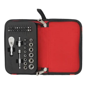 Juego compacto de carraca de 1/4 con accesorios Milwaukee