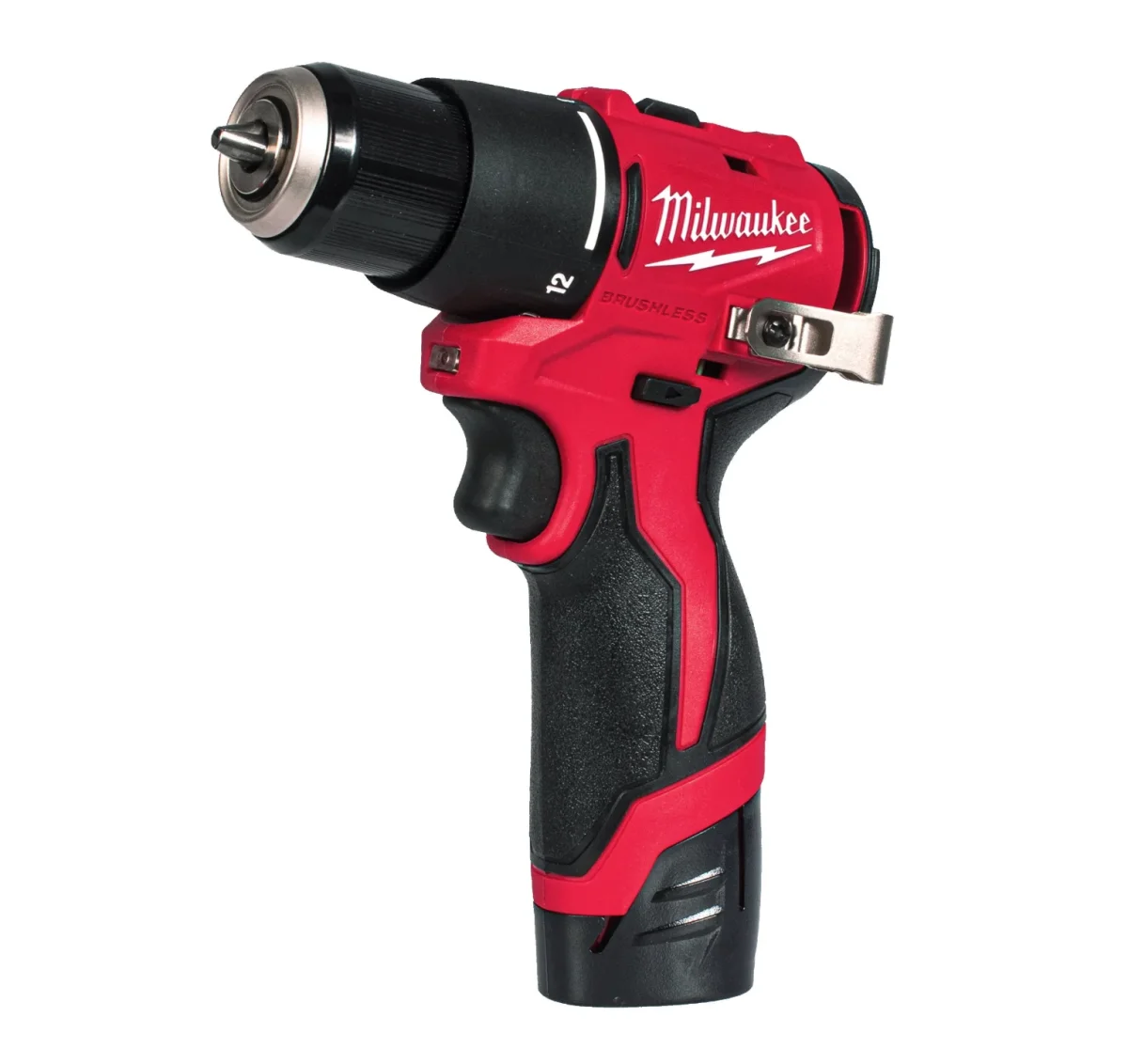 Taladro percutor subcompacto M12 + Batería 2Ah + Cargador + Maletín Milwaukee M12 BLPDRC-202C - Imagen 3