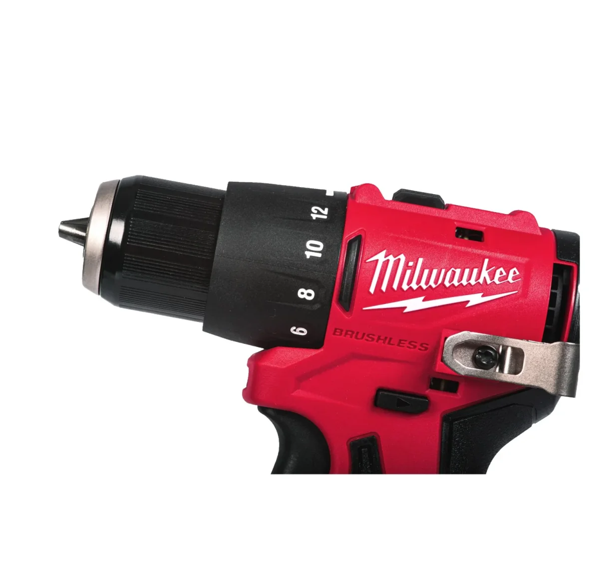 Taladro percutor subcompacto M12 + Batería 2Ah + Cargador + Maletín Milwaukee M12 BLPDRC-202C - Imagen 7