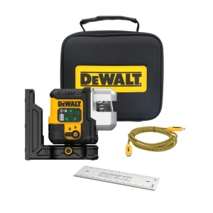 Nivel láser autonivelante Verde USB-C de 3 líneas 180º Dewalt DCLE14301GB