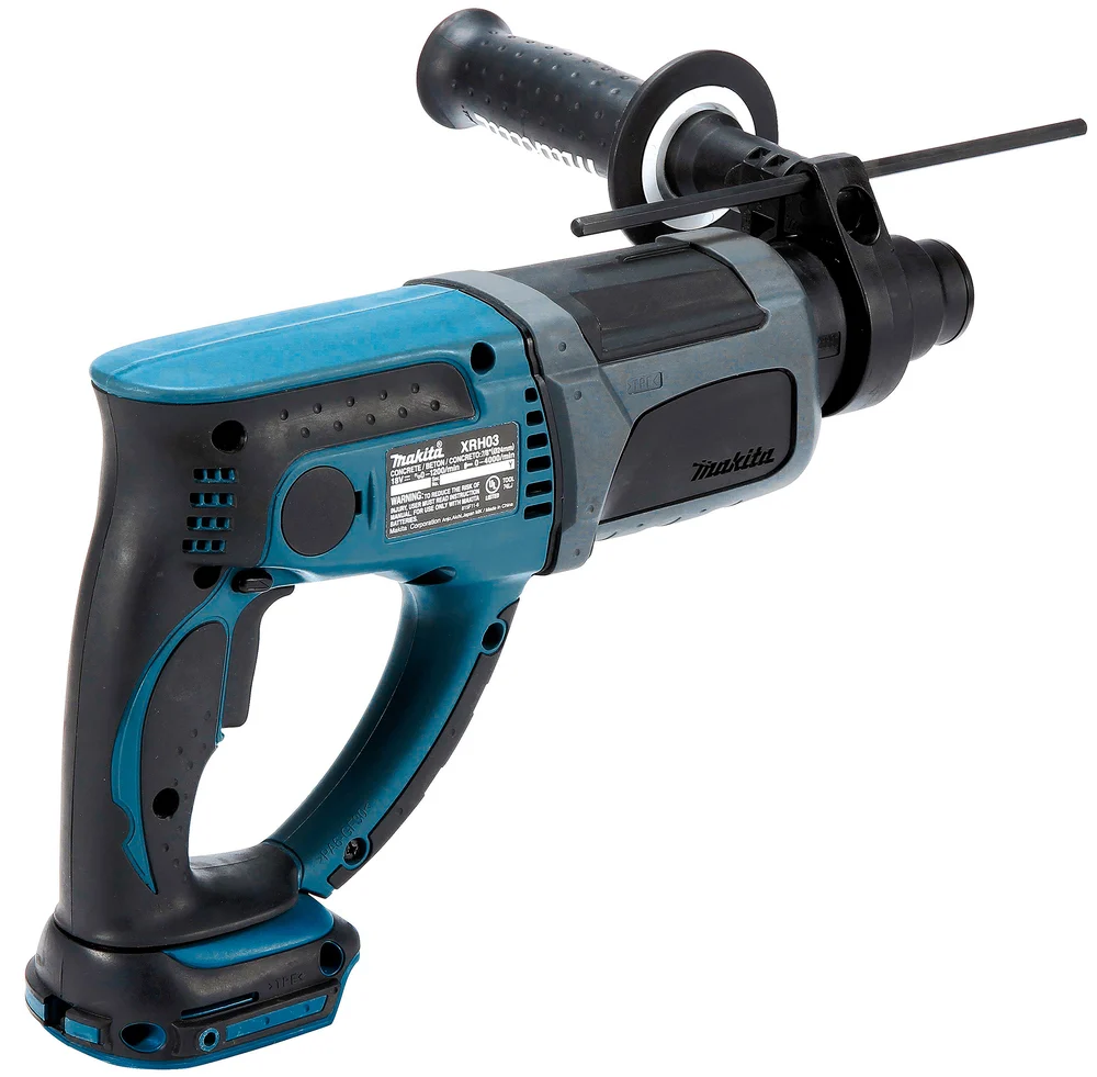 Martillo ligero 18V 2J con 2 baterias + Cargador + Maletín Makita DHR202RTJ - Imagen 6