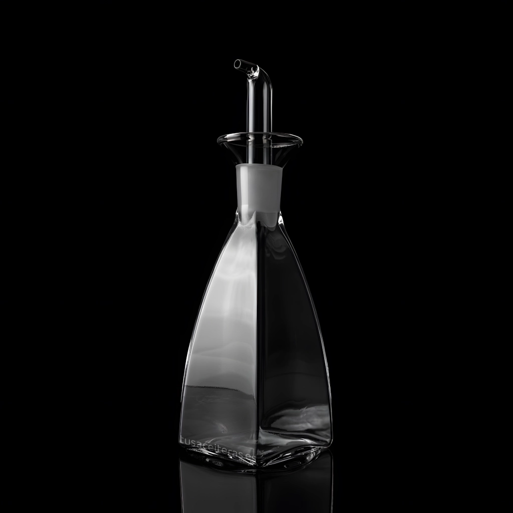 Aceitera de vidrio soplado Zenith 250 ml - Imagen 5