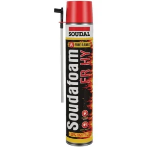 Espuma de poliuretano resistente al fuego Soudafoam FR HY 750ml Soudal