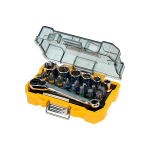 Estuche de vasos y puntas para atornillar 24pz Dewalt DT71516