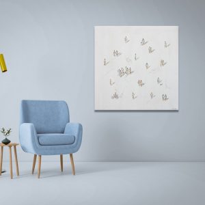 Cuadro Figurantes 100X100cm- Pieza Única