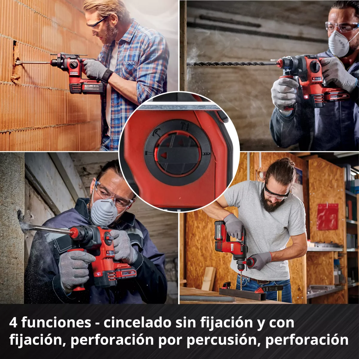 Martillo perforador SDS-Plus 18V 2,2J Einhell HEROCCO 18/20 - Imagen 5