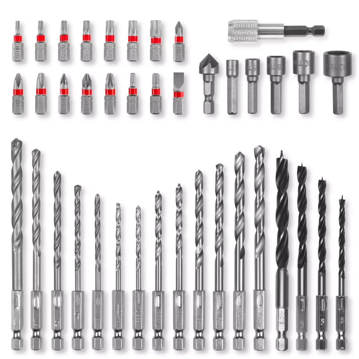 Juego de puntas y brocas L-CASE 40pcs LS Einhell 49109053 - Imagen 3