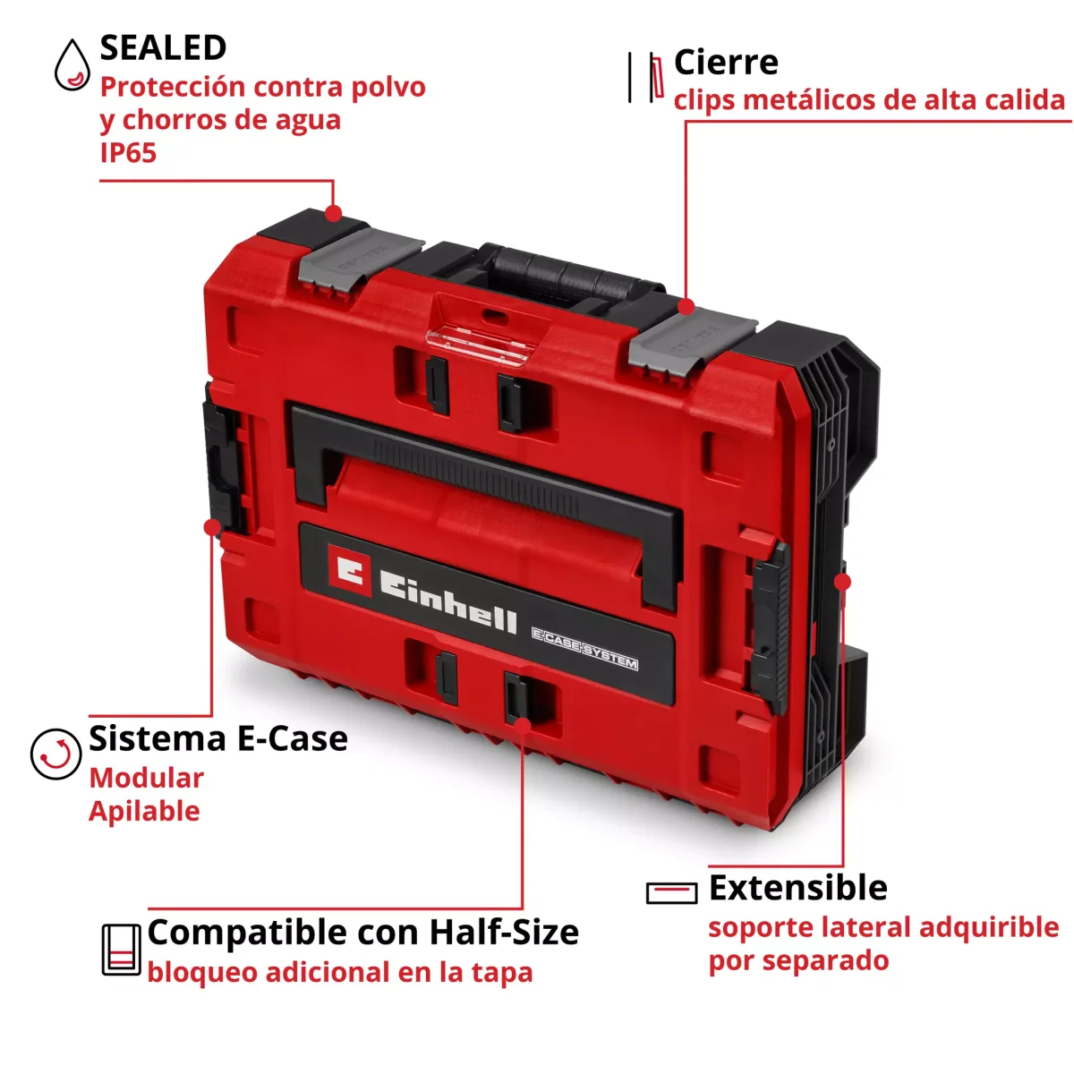Maletín Einhell E-Case S-F SEALED - Imagen 5