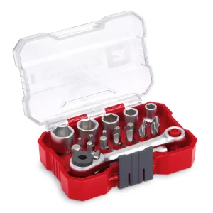 Juego de puntas y vasos XS-CASE 21pc LS Einhell 49118683
