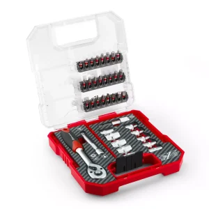 Juego de puntas y vasos L-CASE 37pcs LS Einhell 49109022
