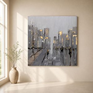 Cuadro Gran Via 100x100cm- Pieza Unica