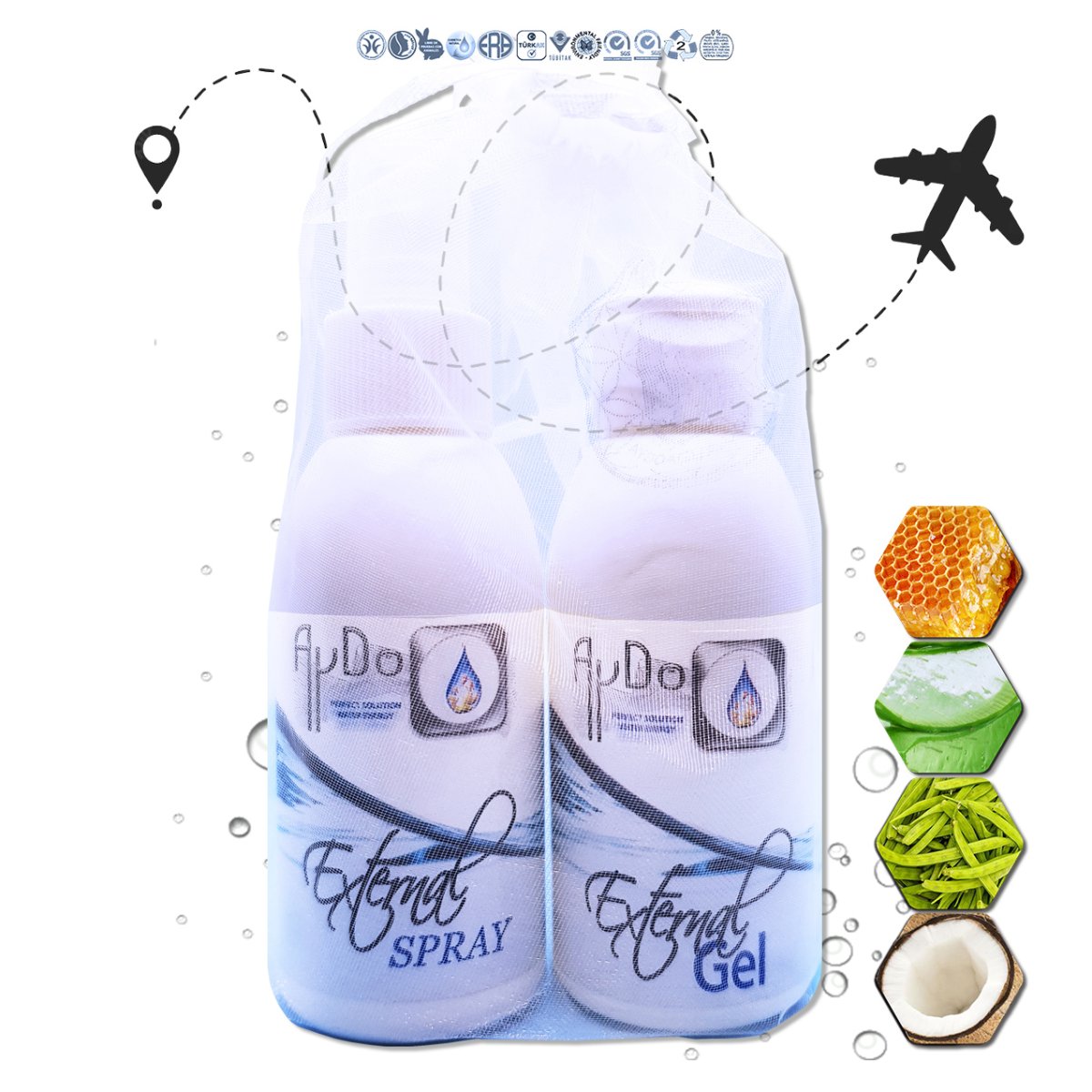 Kit Botiquin Antiseptico Regenerador Cicatrizante Eco Gel y Spray - Imagen 3