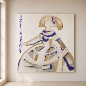 Cuadro Menina Azul