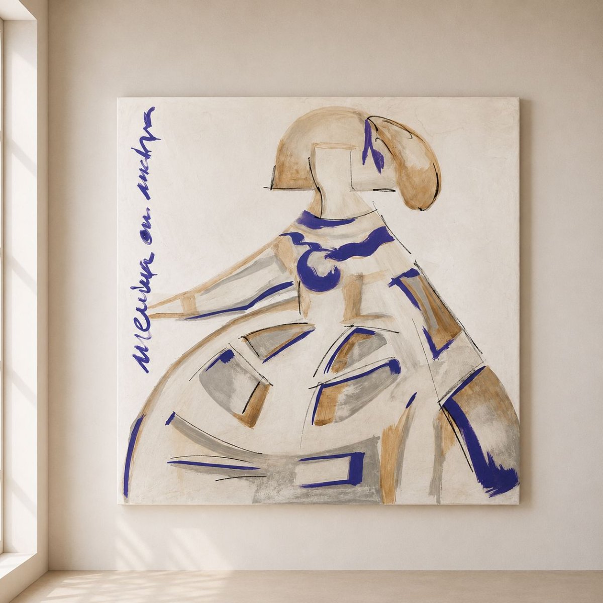 Cuadro Menina Azul