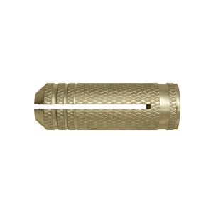 Caja 100uds Tacos Fijación de latón MS 6x22 para tornillos métricos Fischer