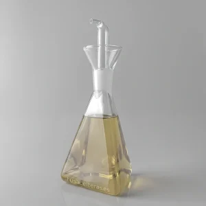 Vinagrera de vidrio soplado Pirámide 180 ml