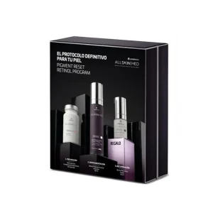 All Skin Med Pigment Reset Retinol Program  Pigmentation Capsulas Pigment Control (60 capsulas) + Emulsion Despigmentante con Retinol 0,5% (50ml) + Barrier Recovery Cream (50ml)  PACK