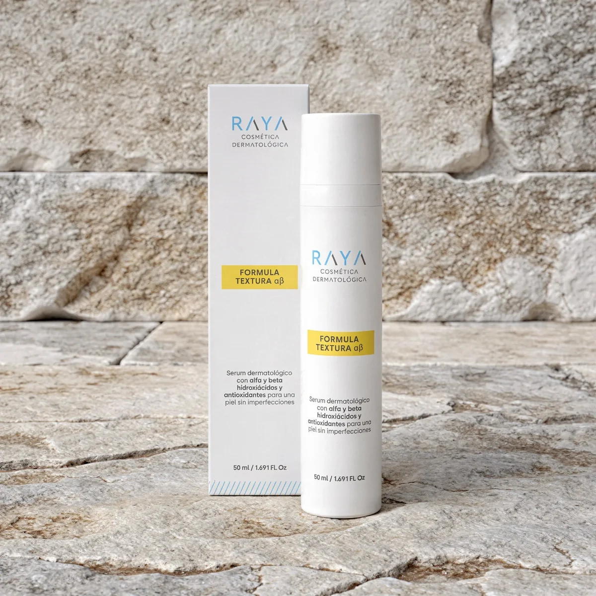 RAYA Cosmética Dermatológica. Fórmula Textura α β. con Alfa y Beta hidroxiácidos (50ml) - Imagen 3