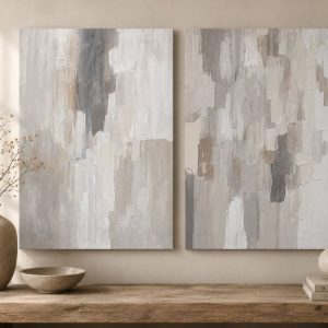 Diptico Surcos- Pieza Única 60x80x2ud
