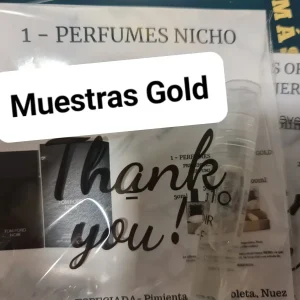 MUESTAS DE PERFUME GOLD DE 3ML