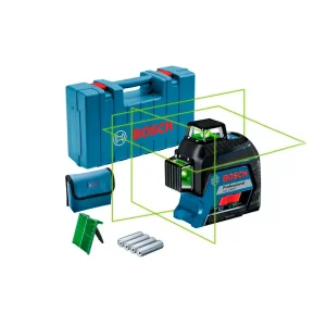 Nivel láser 3 lineas 360º verde Bosch GLL 3-80 G