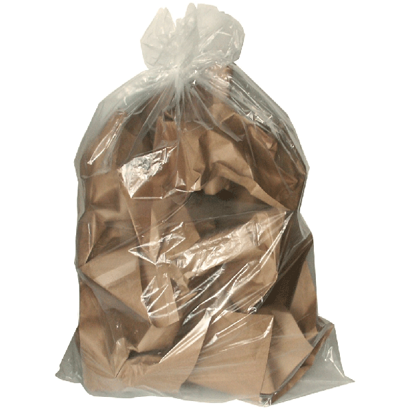 Bolsas de Basura Extra Fuertes Transparente 37X50