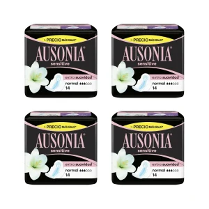 Compresas Ausonia sensitive normal alas 14 unidades
