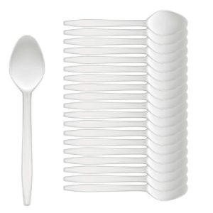 Cucharitas Plásticas Desechables 20 Unidades