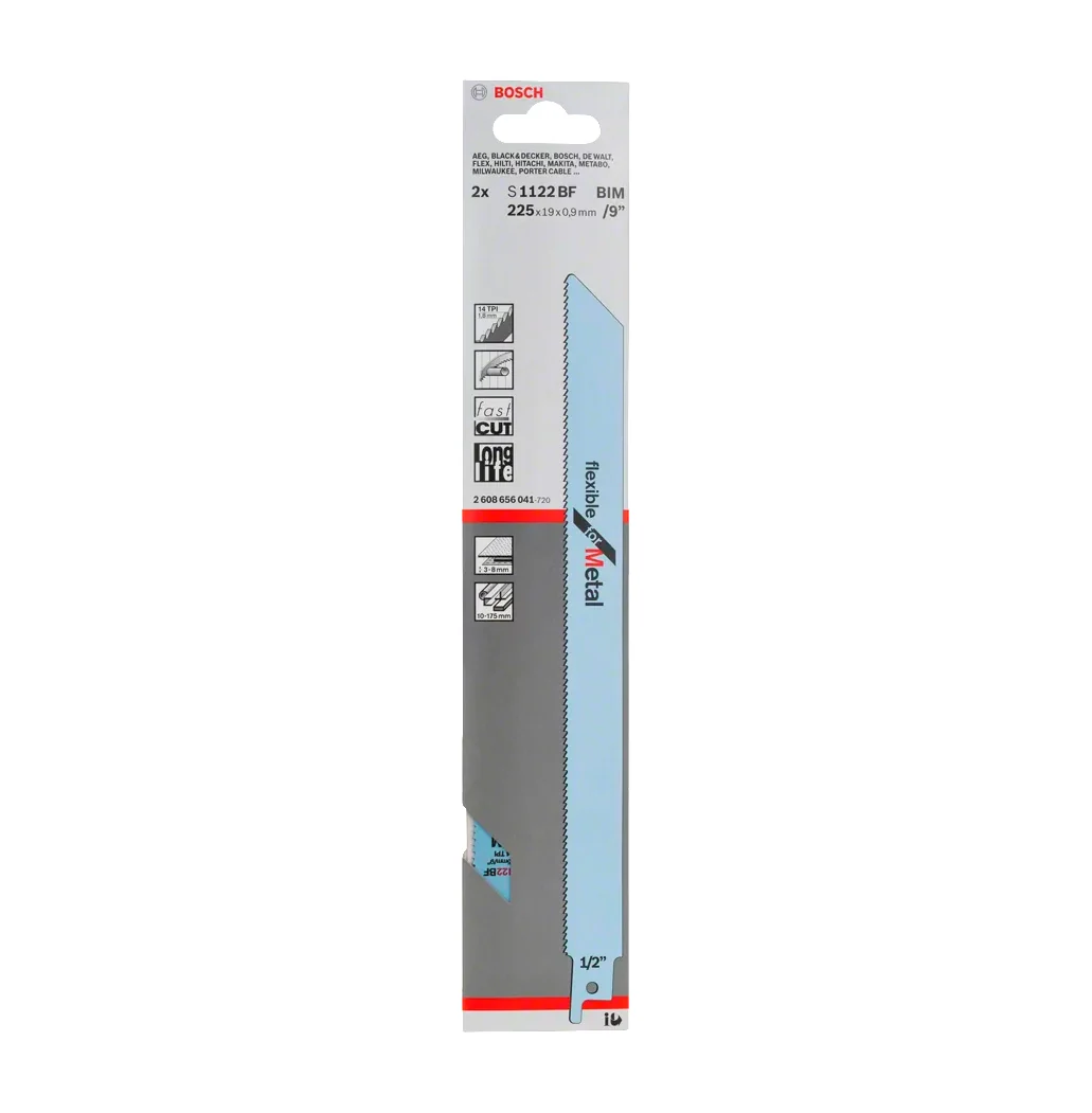 Hoja de sierra sable 225mm S 1122 BF 2uds Bosch - Imagen 3