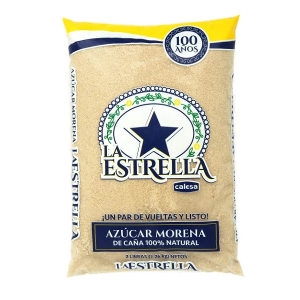 La Estrella Azúcar Morena 4 Libras