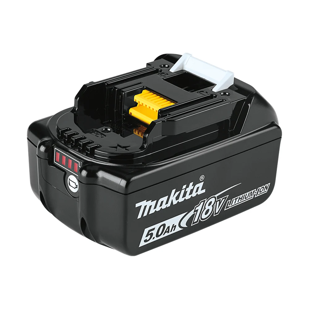Miniamoladora 18V con 2 baterias 5Ah + Cargador + Maletín Makita DGA504RTJ - Imagen 4