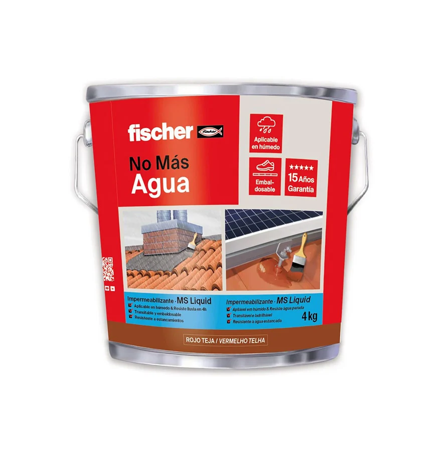 Bote Impermeabilizante constructivo 4kg Fischer MS Líquido - Imagen 4