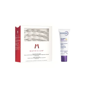 Bioderma Matricium (30 monodosis de 1ml) + Cicabio Crema SPF 50+ (40ml) PACK