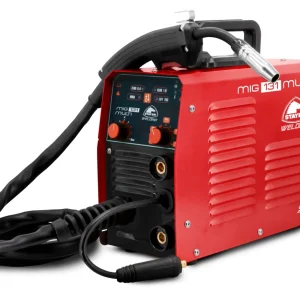 Soldador de hilo hueco sin gas Inverter MIG 131 MULTI + Bobina de hilo 0,45kg 0,9mm Stayer
