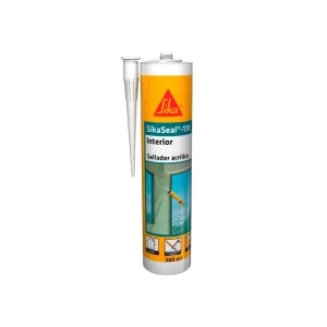 Cartucho sellador acrílico Blanco SikaSeal-178 Interiores 300ml Sika