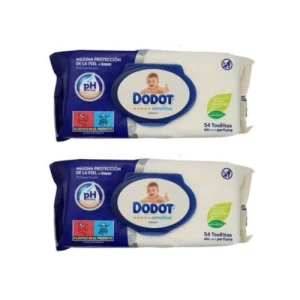 Toallitas húmedas sensitive para bebé Dodot 54 unidades